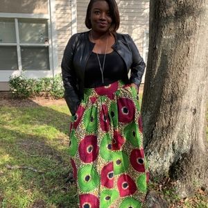 African theme skirt